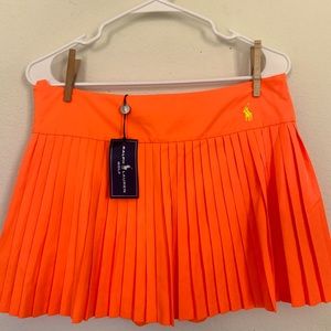 Orange Ralph Lauren Tennis Skirt